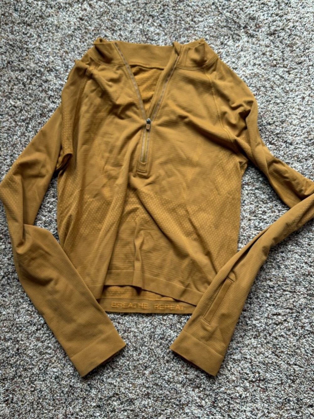 Lululemon Swiftly Tech 1/2 Zip 2.0 *Cool in Spiced Bronze/Tuscan Gold
